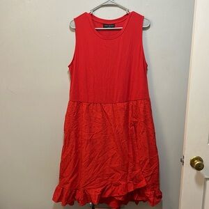Red Lane Bryant dress - Size 18. Never worn, tag attached.